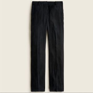 JCrew Drapey Viscose Blend Twill Pant For Women Size 8 Black Style BK250